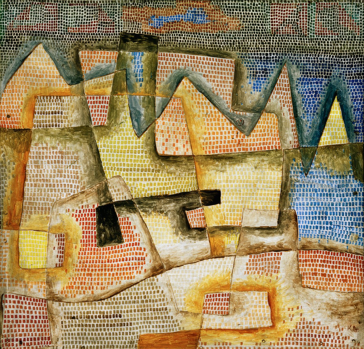 Rocky Coast by Paul Klee