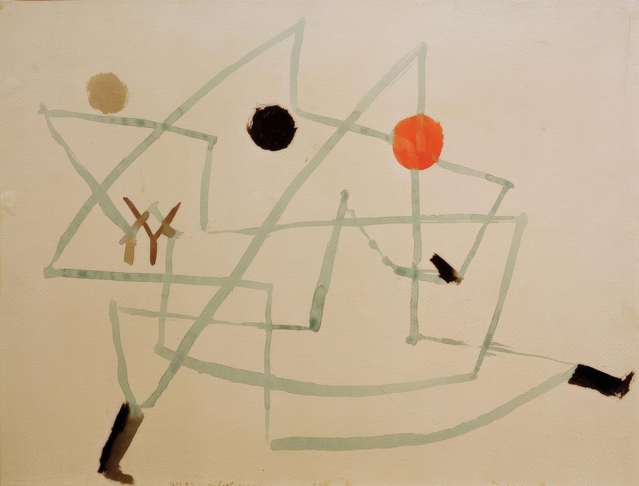 Bewitched and in a Hurry by Paul Klee