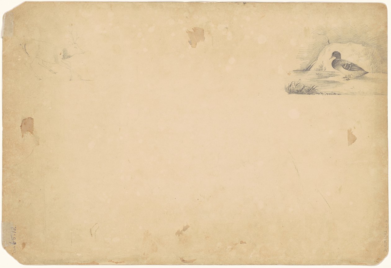 A Duck and a Stag, 1831 by Paul Lacroix
