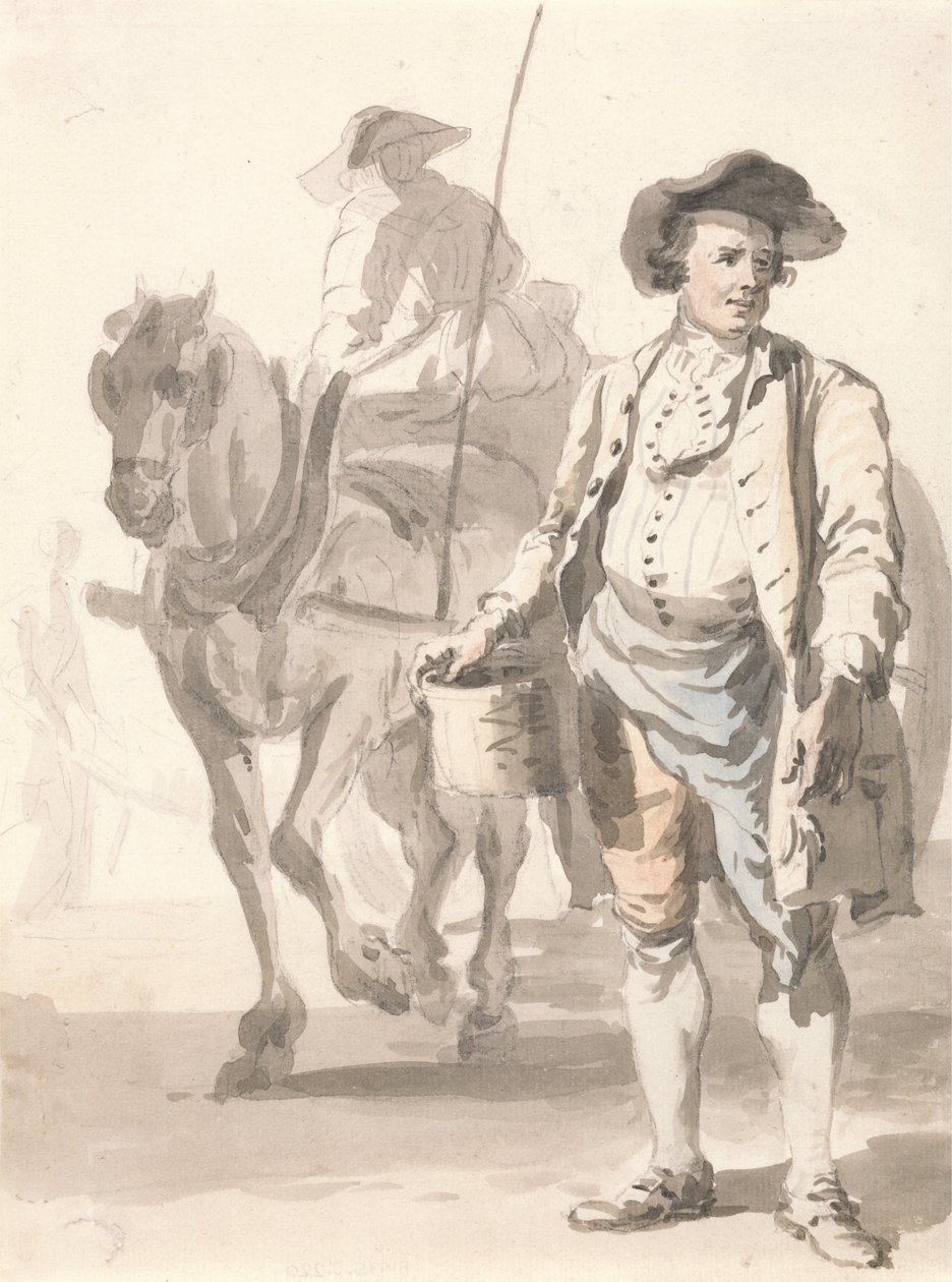 London Cries: A Tinker and His Wife by Paul Sandby
