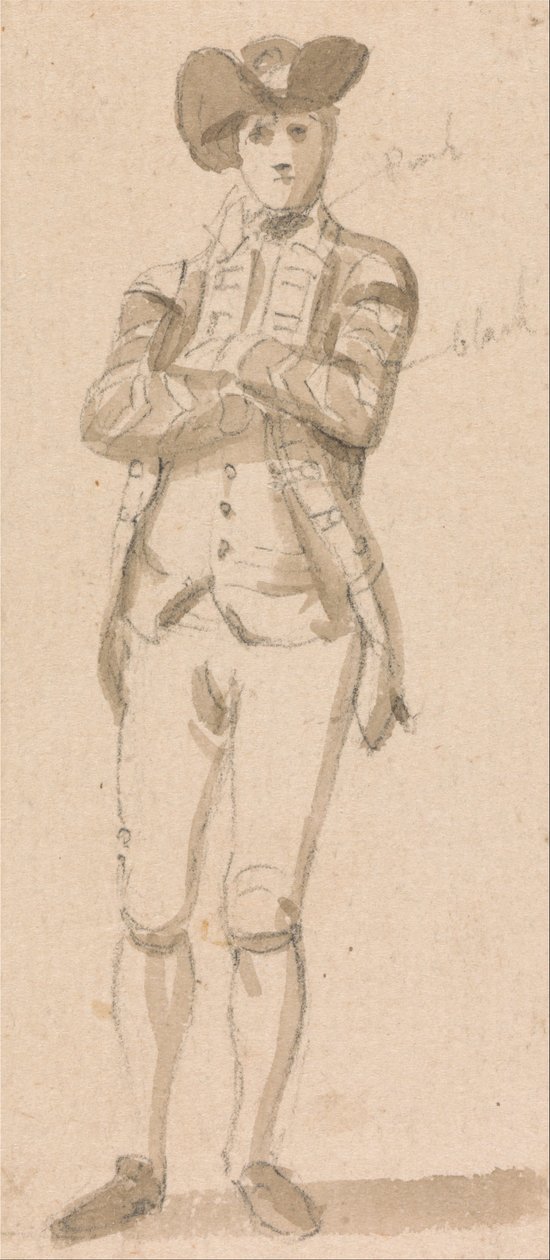 Standing Figure of a Young Man by Paul Sandby