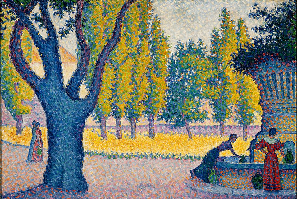 Saint-Tropez. Fontaine des Lices by Paul Signac