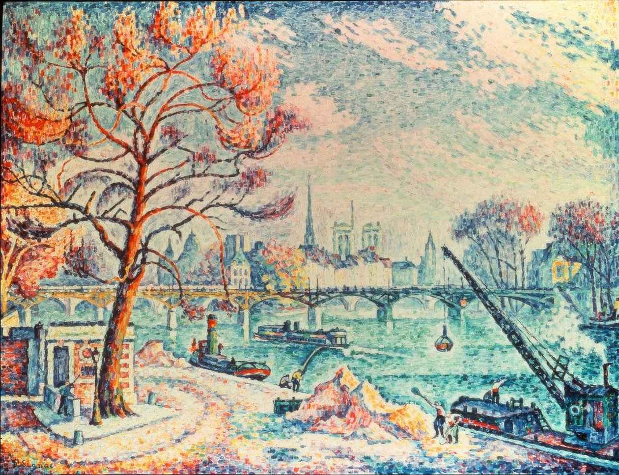 Paris, the Pont des Arts by Paul Signac