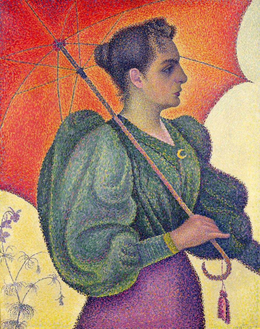 Woman with a Parasol by Paul Signac