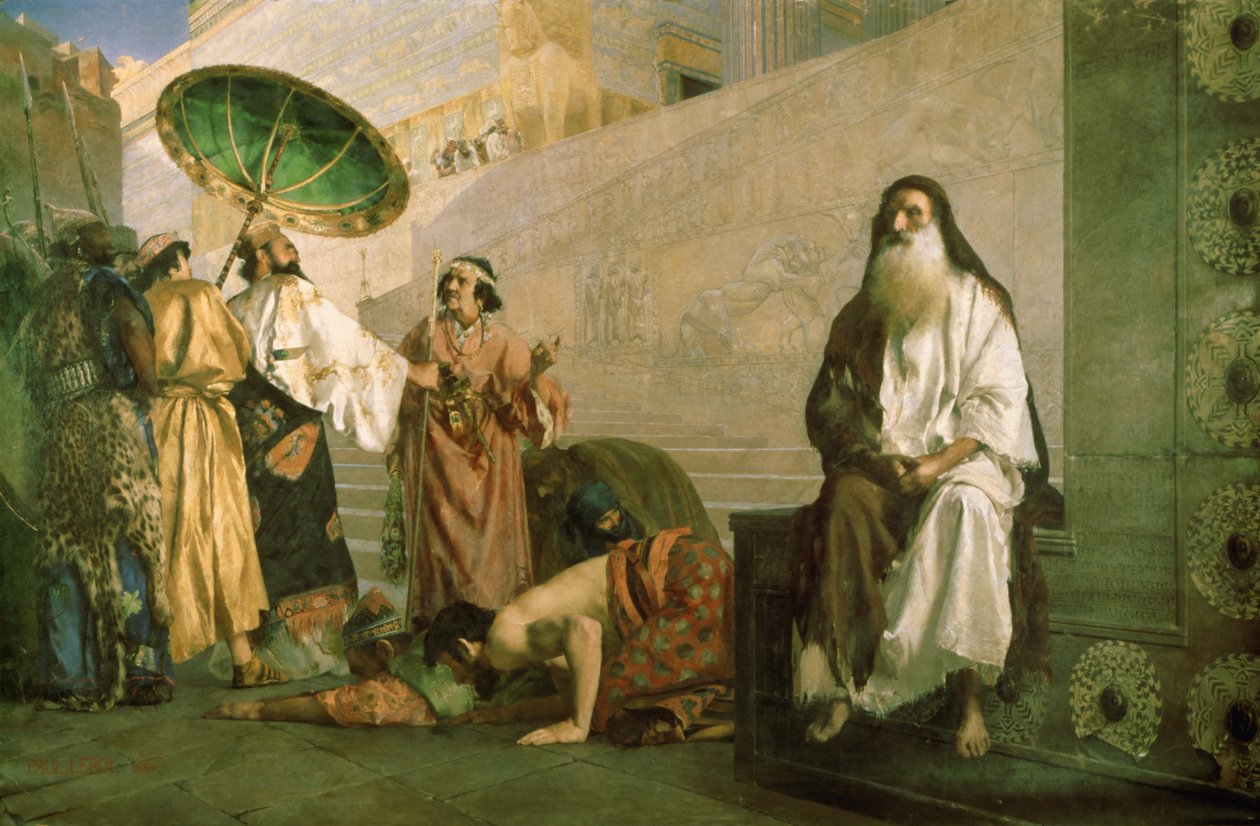 Haman and Mordechai by Paul Alexander Alfred Leroy