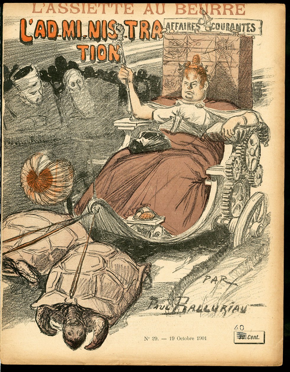 Cover of The Butter Plate, Satirical in Colors by Paul Balluriau