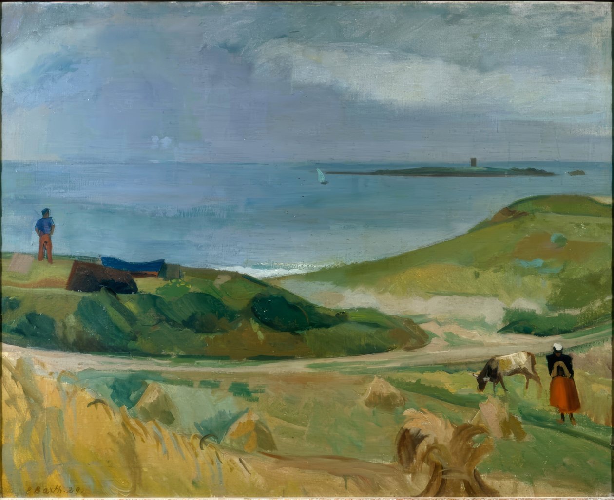 Island Porquerolles by Paul Basilius Barth