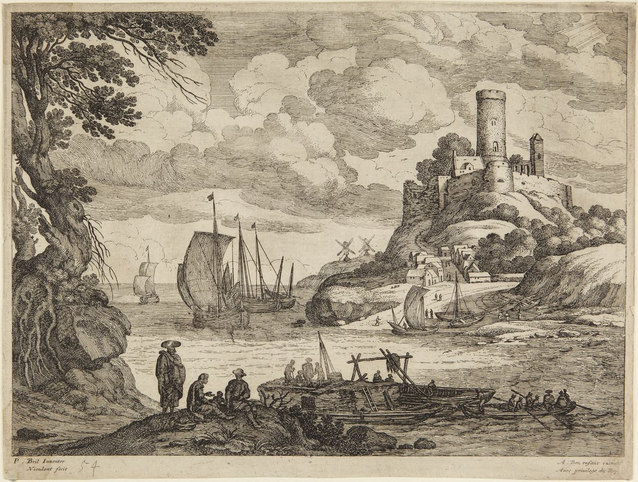 Harbor Scene by Paul Bril