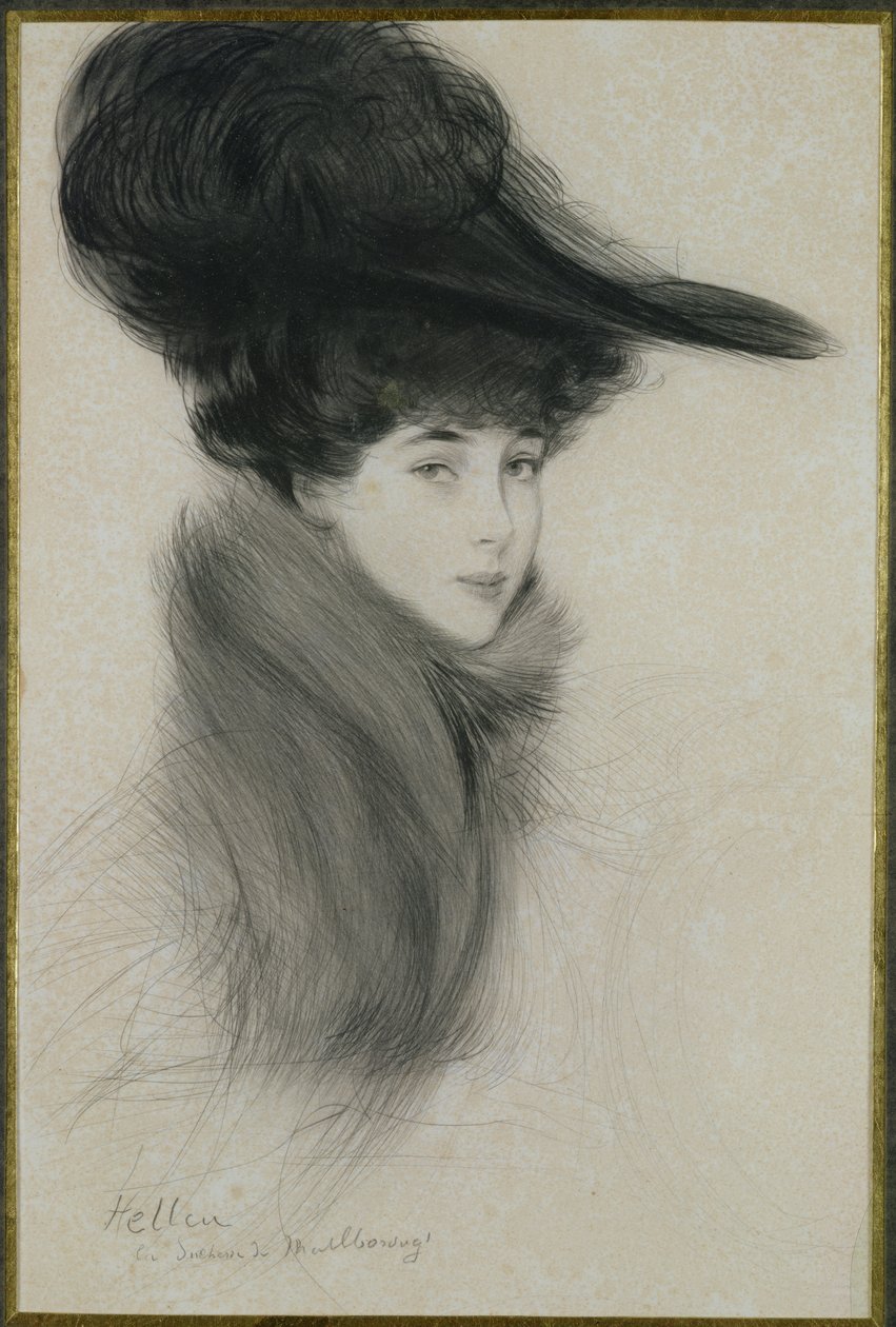 Consuelo Vanderbilt, Duchess of Marlborough by Paul Cesar Helleu