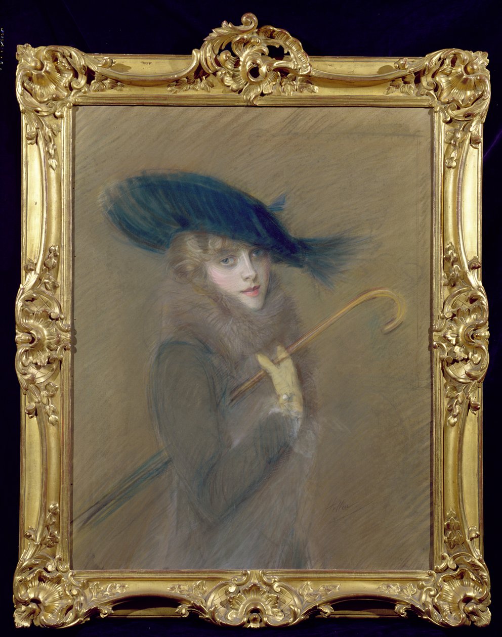Elegant Lady by Paul Cesar Helleu