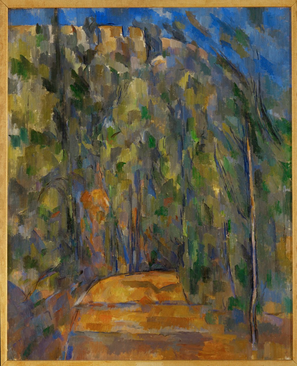Bend in the Forest Road by Paul Cezanne