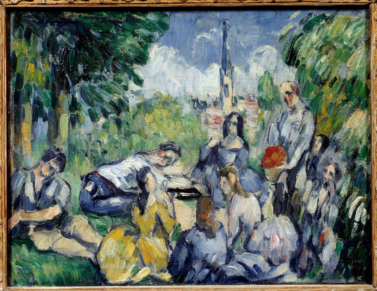 Breakfast on the Grass by Paul Cézanne