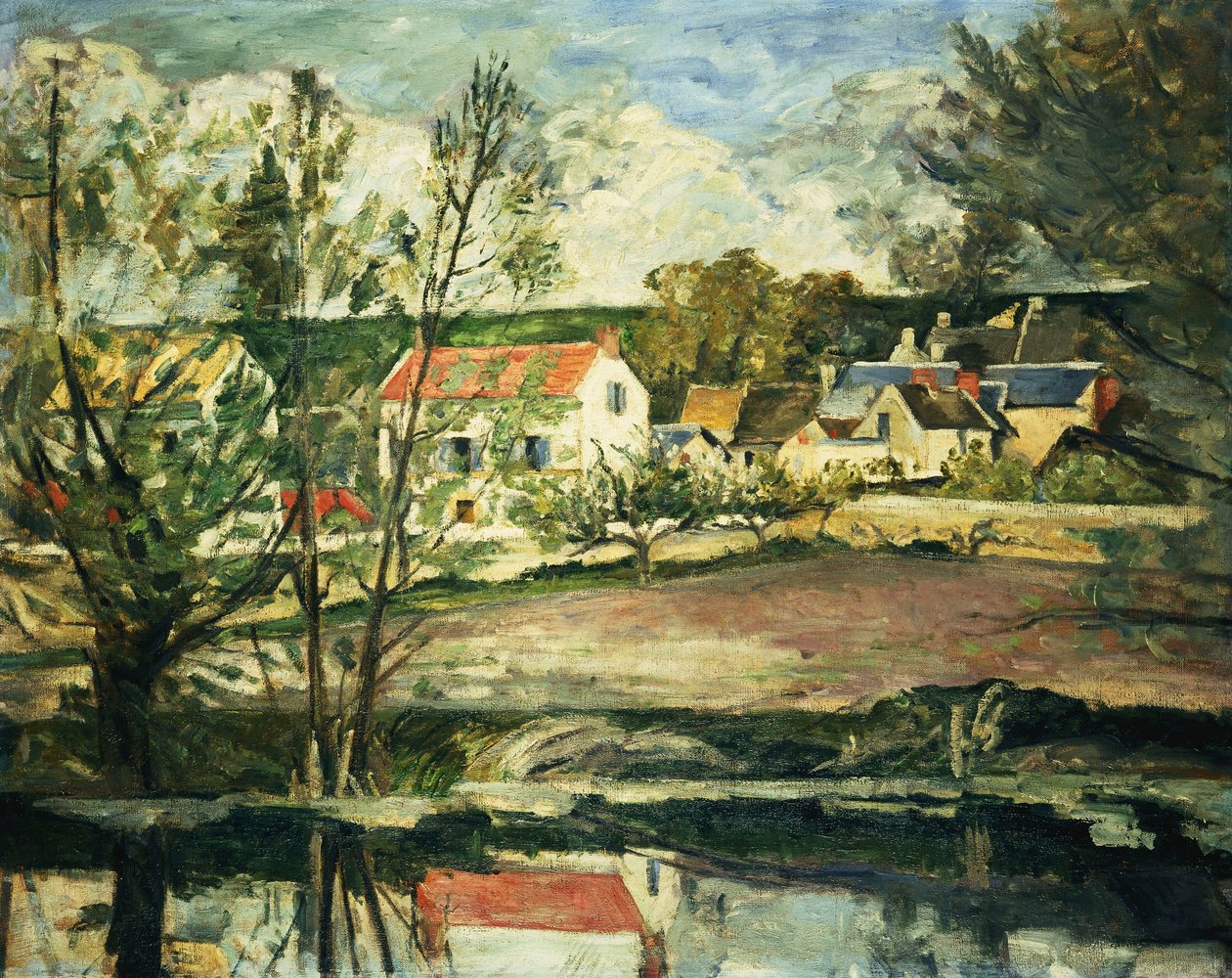 In the Valley of the Oise by Paul Cézanne
