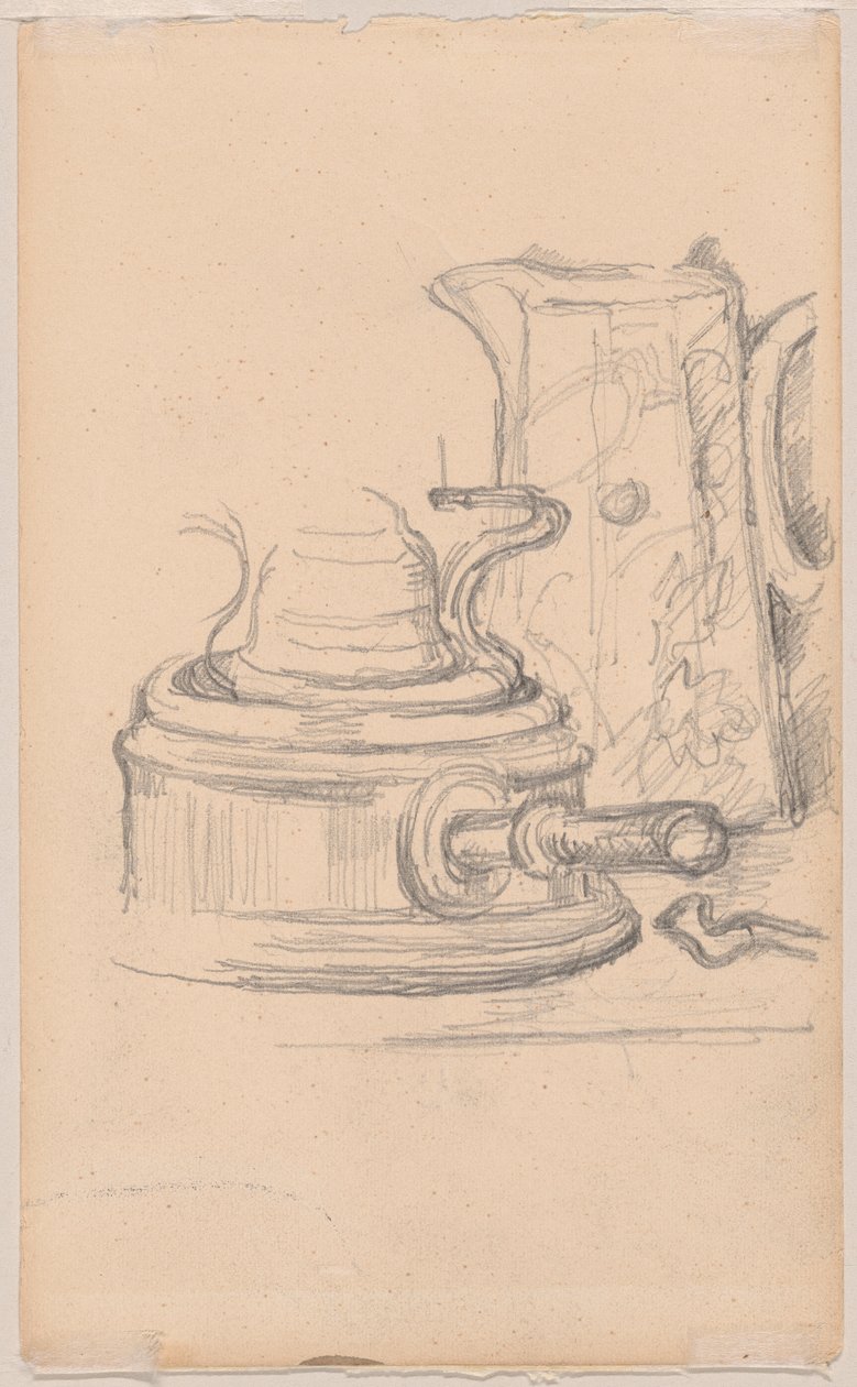 Milk Jug and Spirit Stove by Paul Cézanne