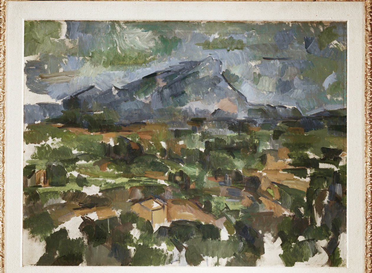 Mont Sainte Victoire Seen from Les Lauves by Paul Cezanne