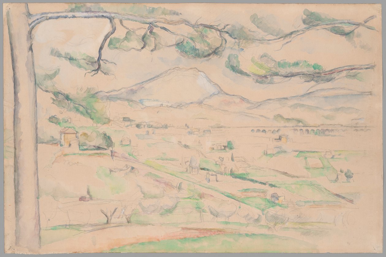Montagne Saint-Victoire (The Arc Valley) by Paul Cézanne