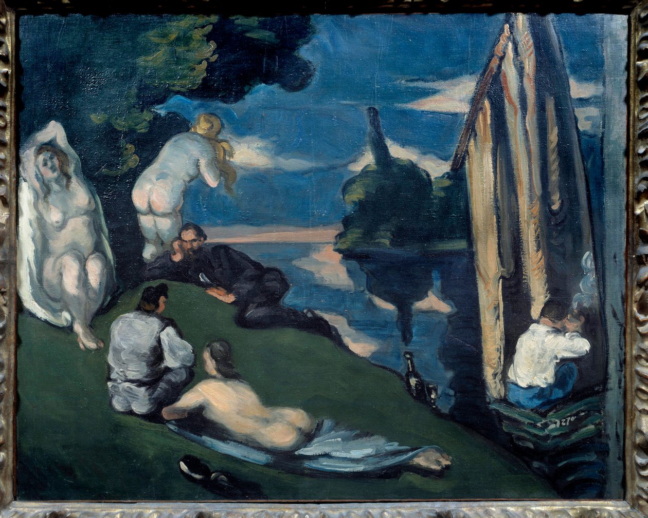 Pastoral, or Idyll by Paul Cézanne