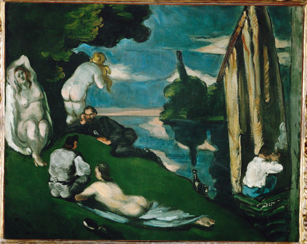Pastoral by Paul Cezanne