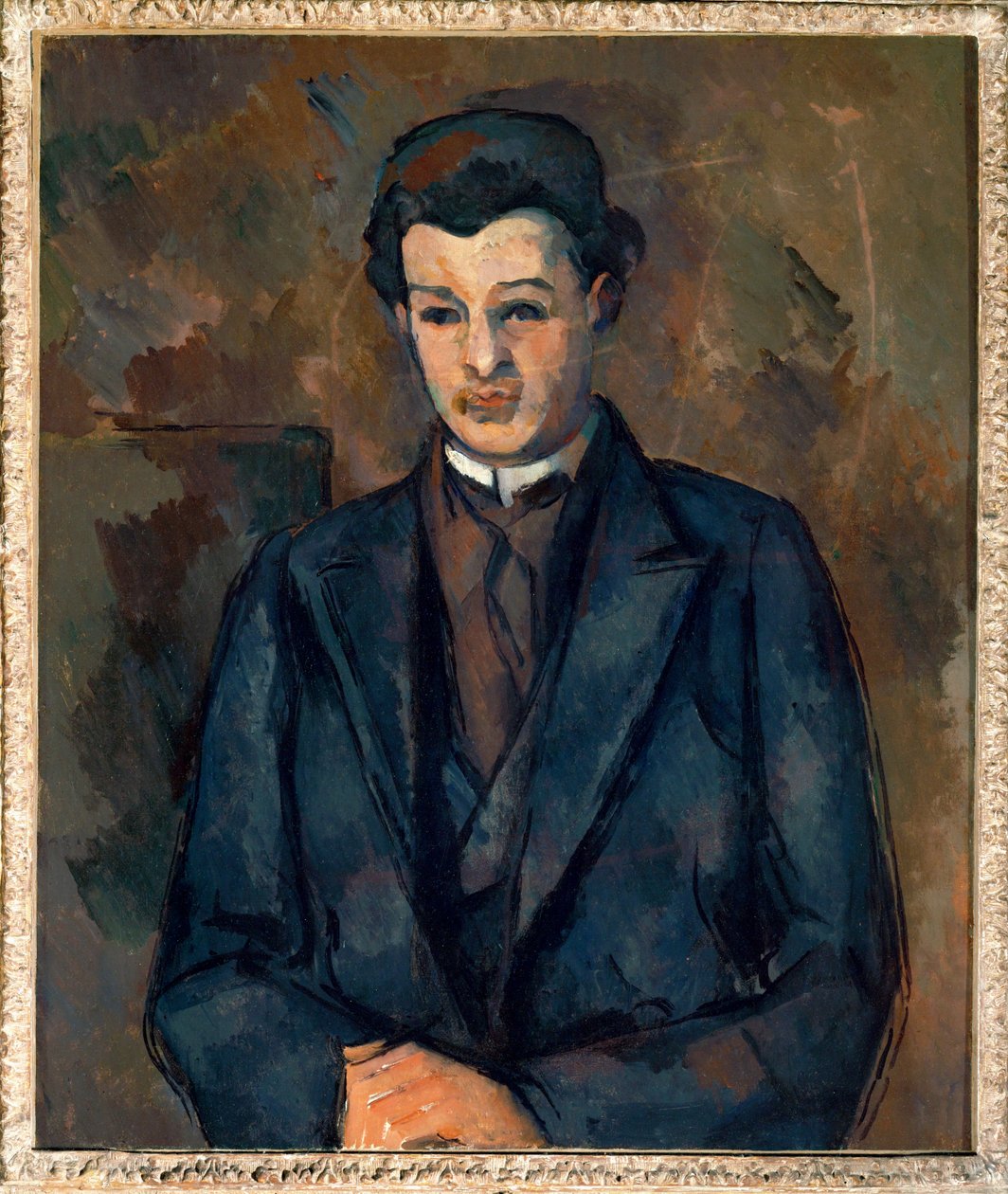 Portrait of painter Alfred Hauge by Paul Cezanne