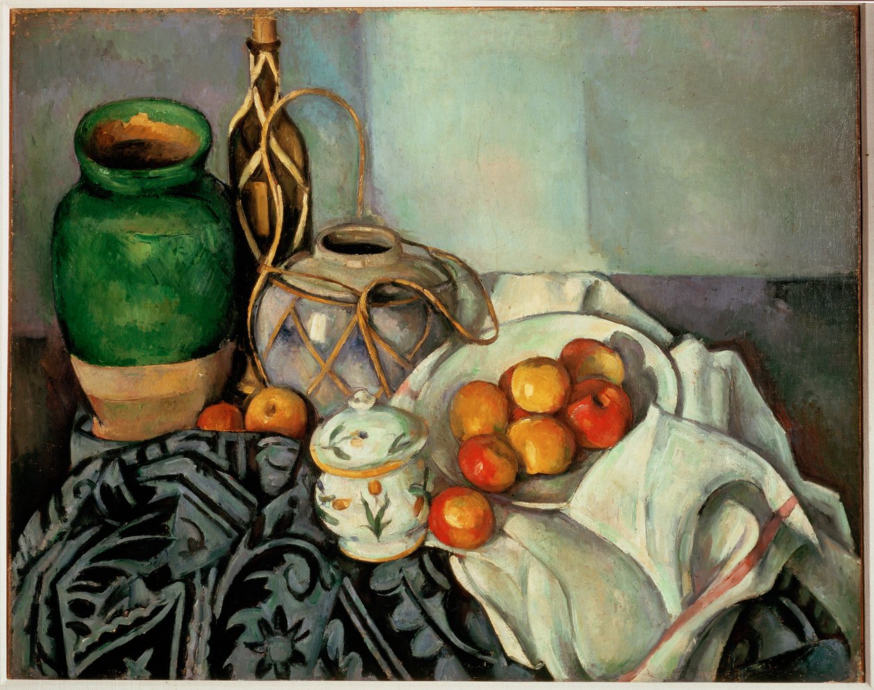 Still-life with apples by Paul Cezanne