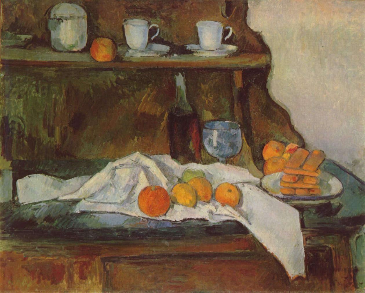 The Buffet by Paul Cézanne