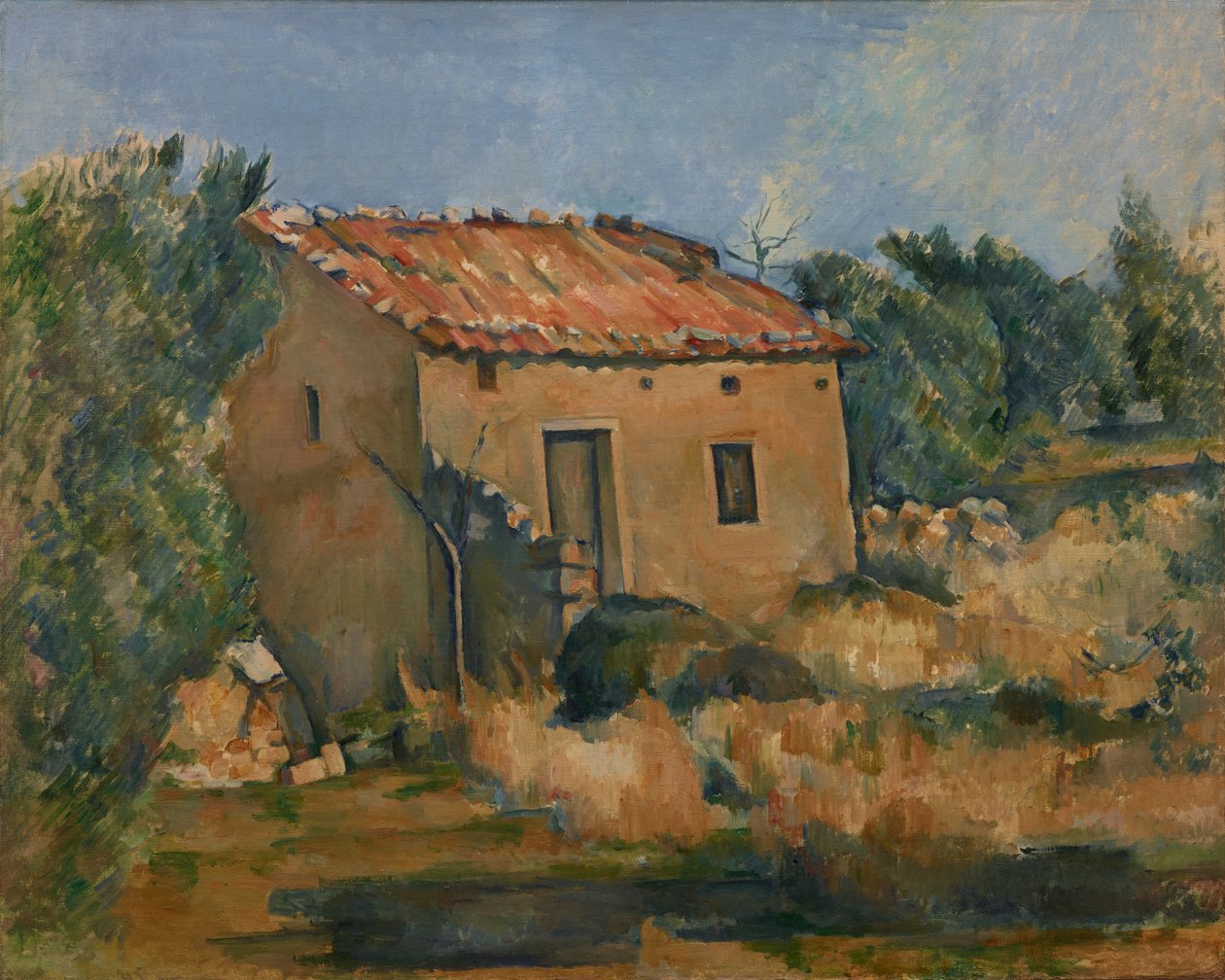 Abandoned House near Aix-en-Provence by Paul Cézanne