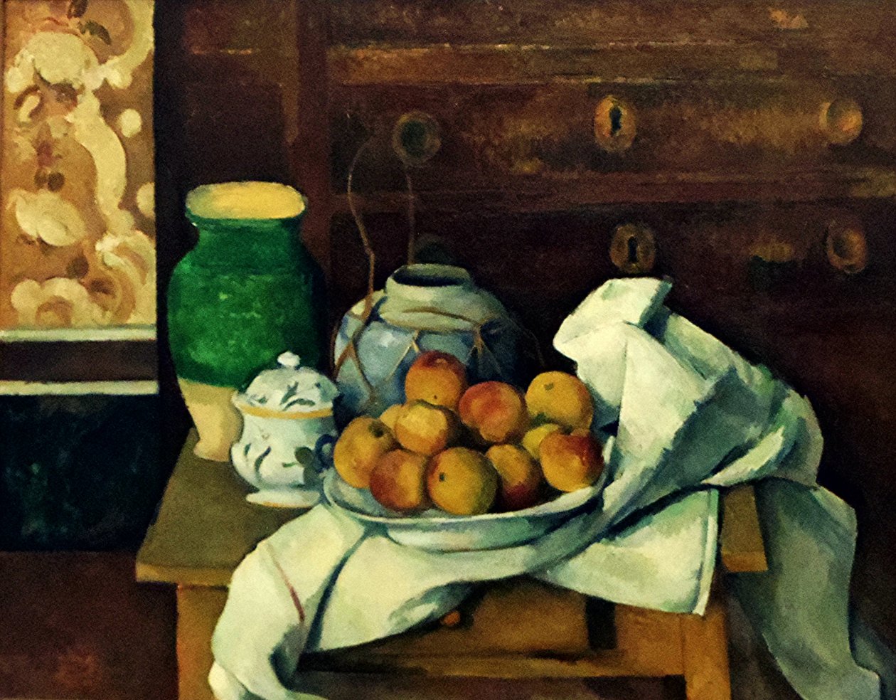 Still Life with Dresser by Paul Cézanne
