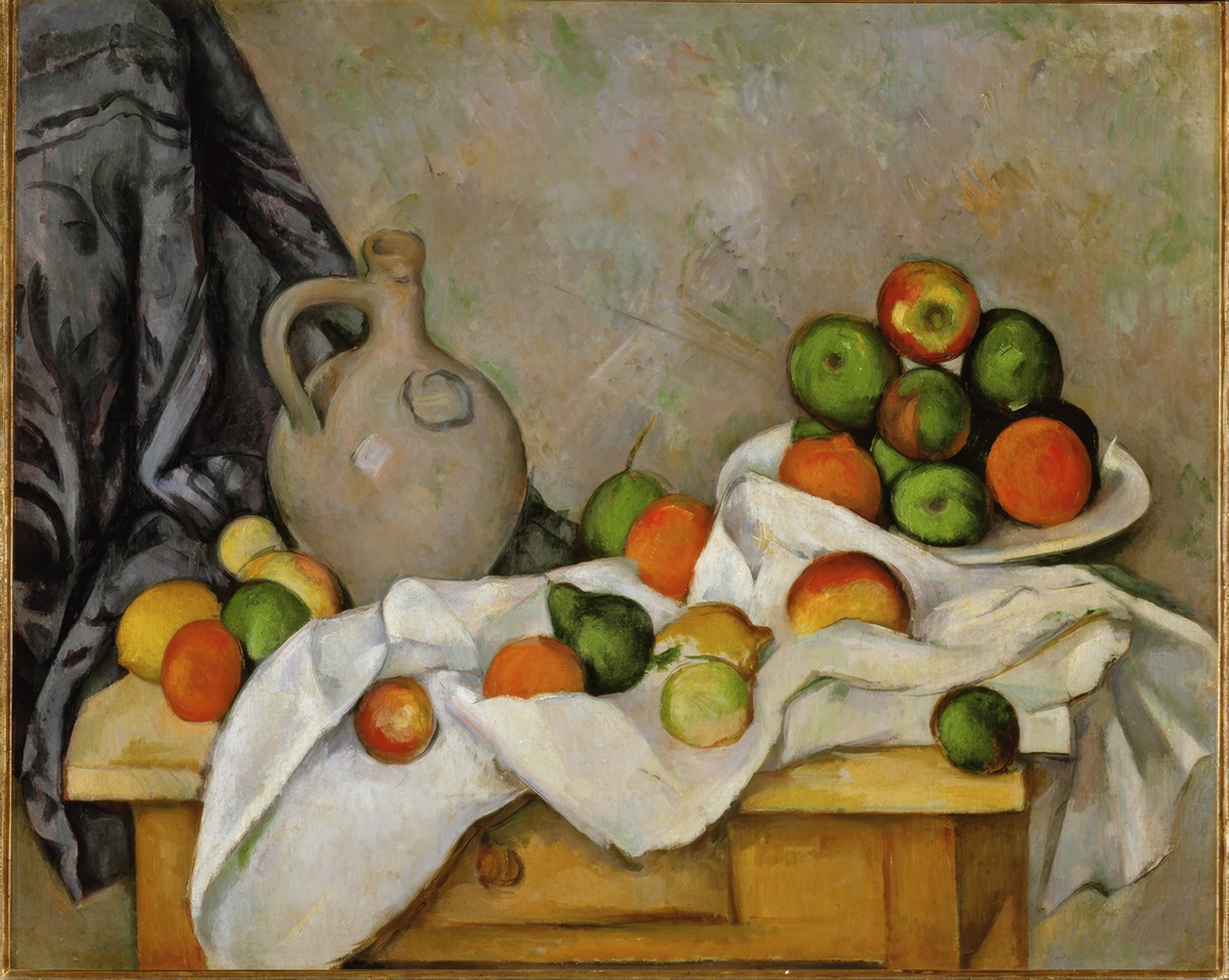 ケン・ドーン　『Fruit Bowl』 シルクスクリーン 134/250 Curtain, Jug, and Fruit Bowl by Paul Cézanne