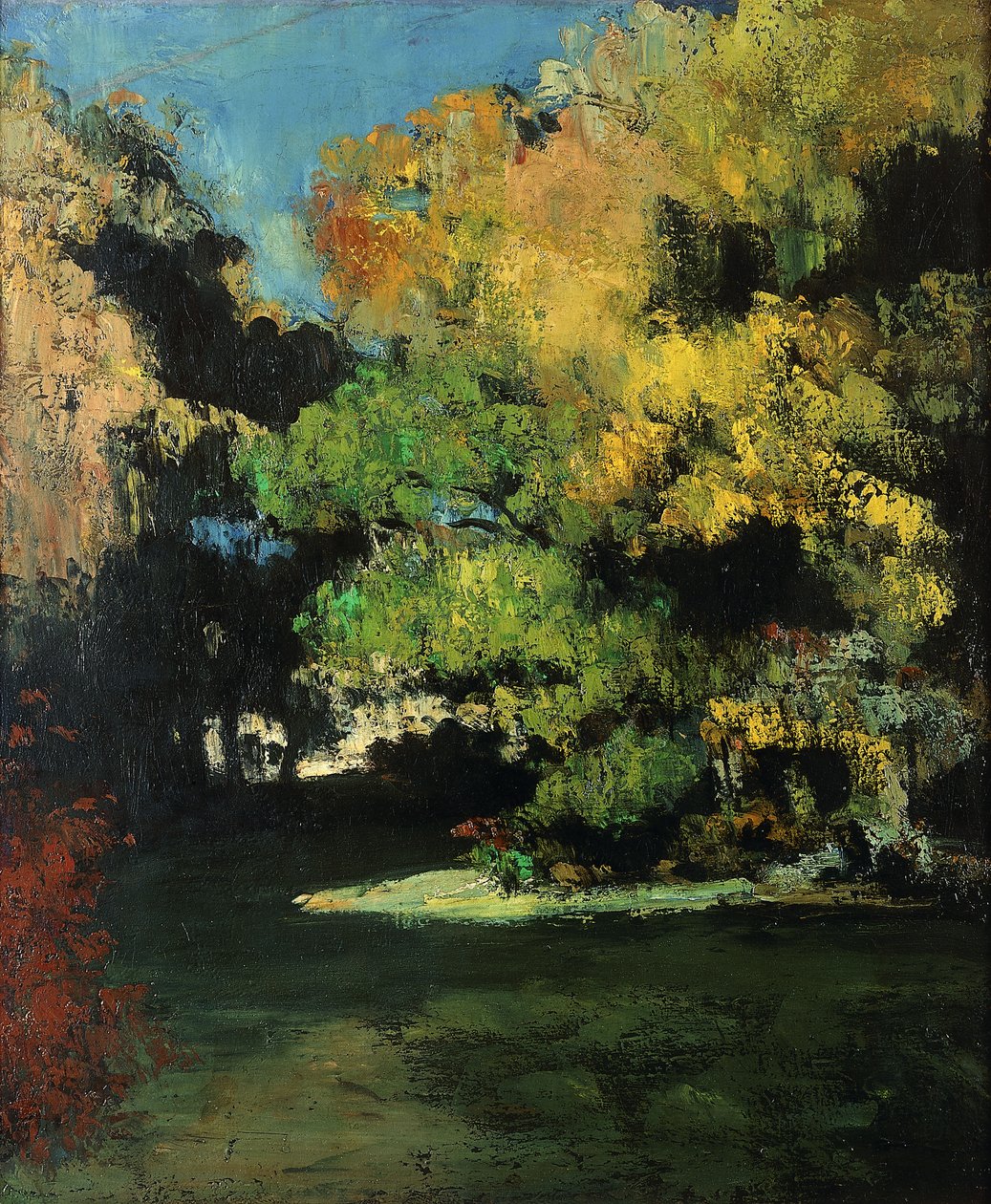The Glade, c.1867 by Paul Cézanne