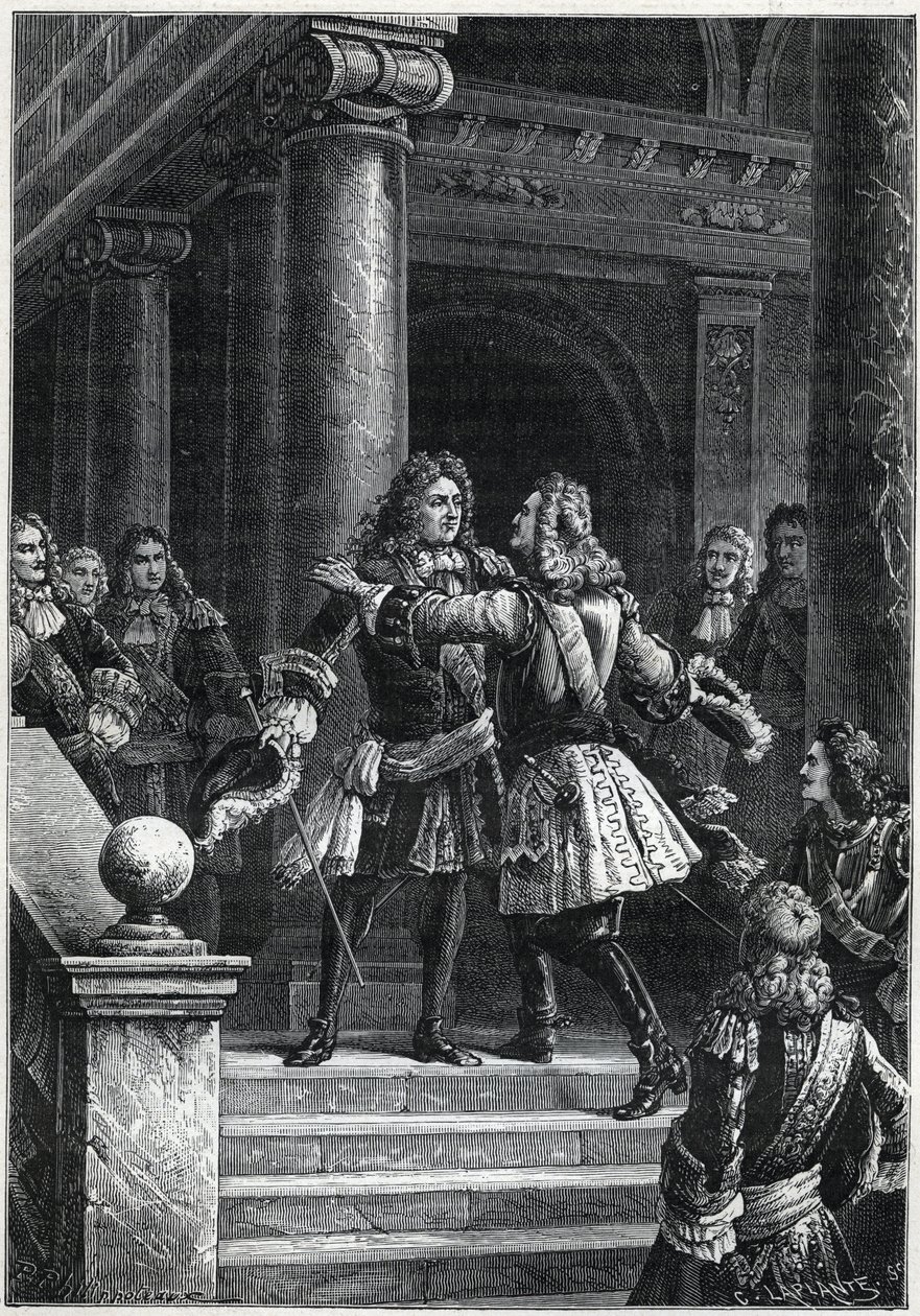Treaty of Rastatt - Prince Eugene of Savoy and the Marshal de Villars (commanders of opposing forces in the Spanish War of Succession) - War of Succession of Spain (1701 to 1714) - Treaty of Rastatt - The meeting of Marshal de Villars and Eugene de Savoie by Paul Dominique Philippoteaux