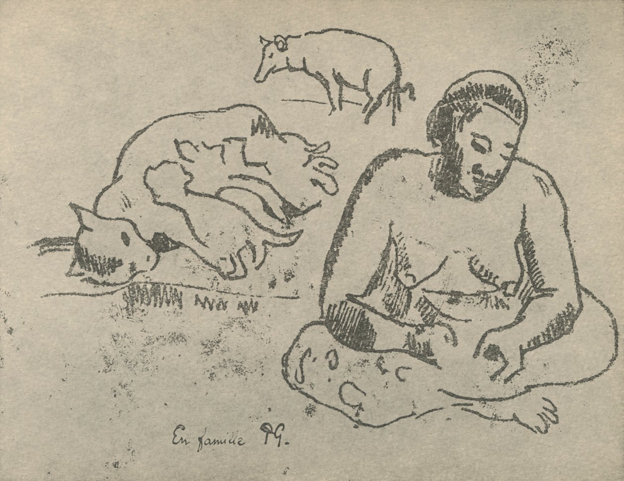 At Home, 1936 by Paul Gauguin