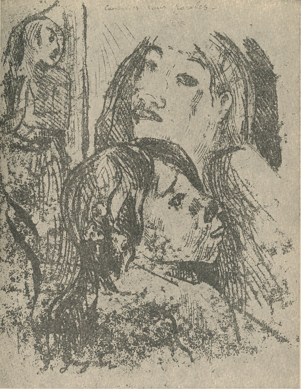 Conversation Without Words, 1936 by Paul Gauguin