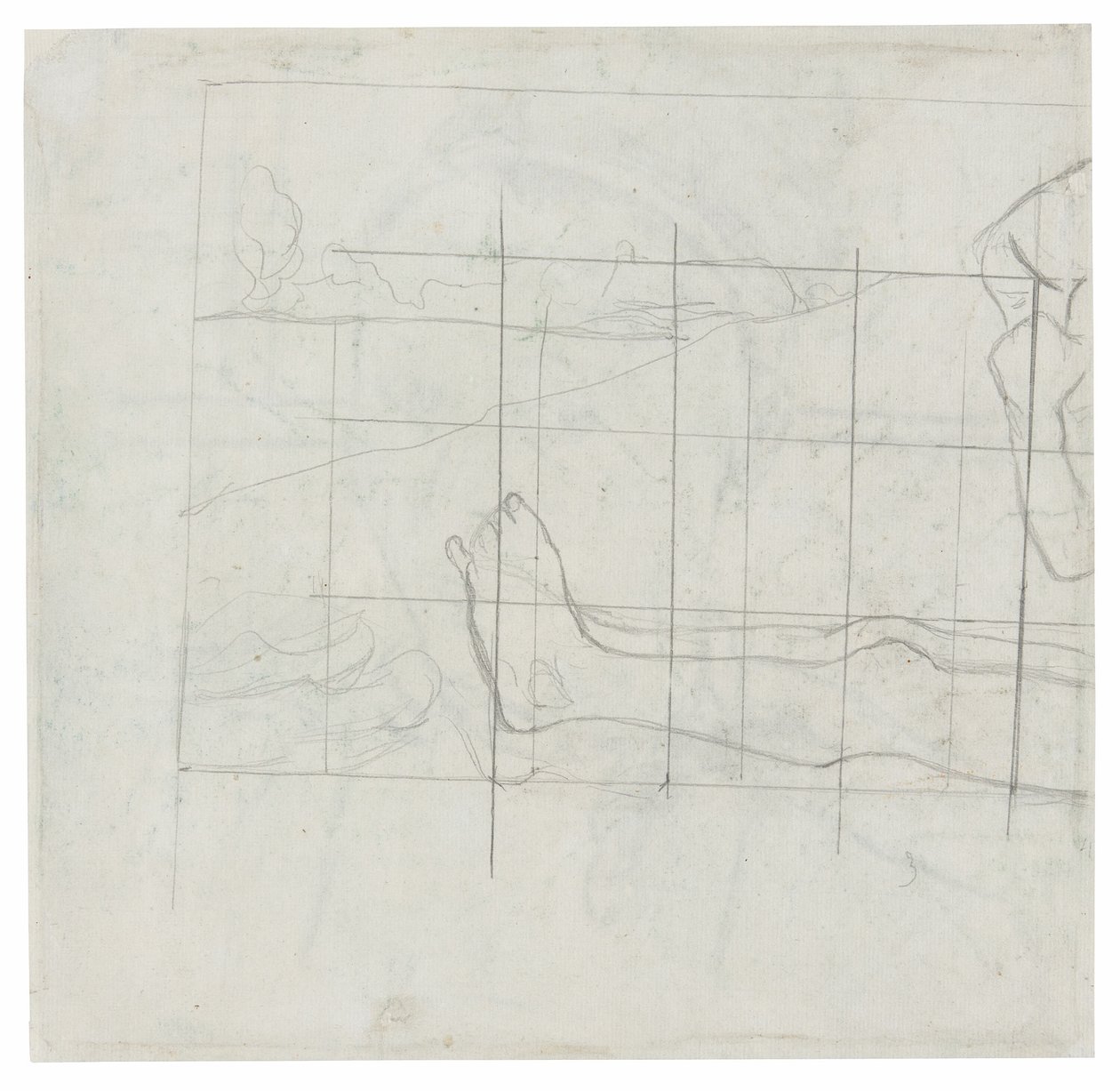 Design for a Jardiniere: The Toilette by Paul Gauguin
