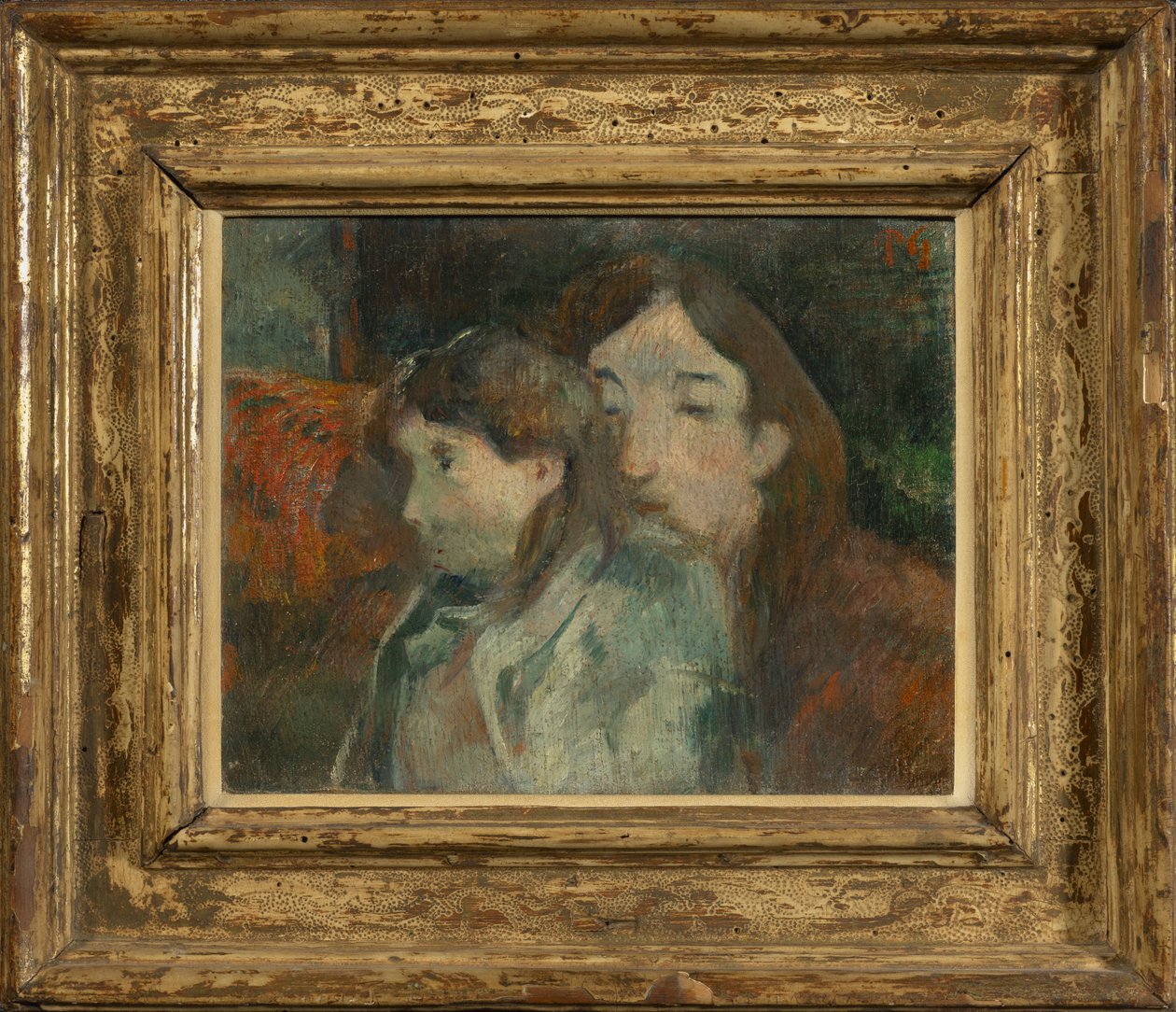 Figures in an Interior by Paul Gauguin