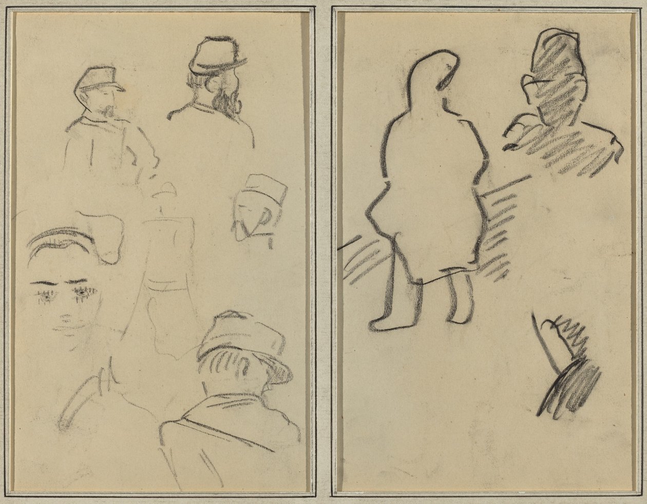 Five Studies of Soldiers and a Woman
