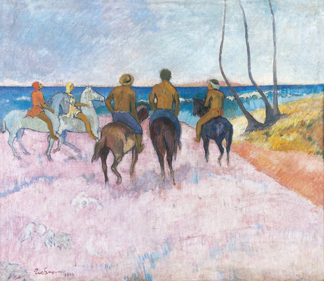 Riders on the Beach (I) by Paul Gauguin
