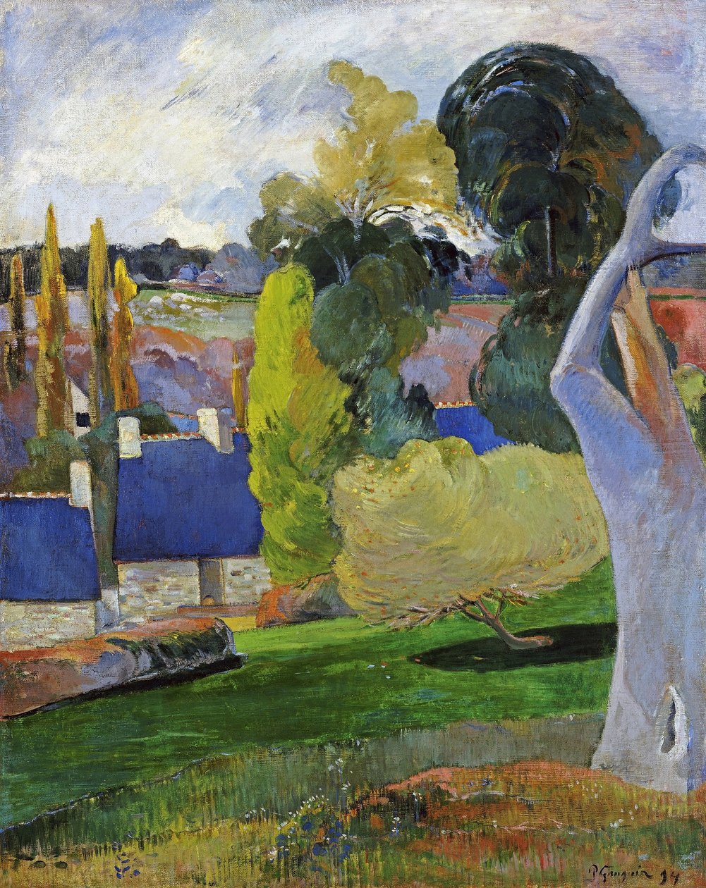 A Farm in Brittany II by Paul Gauguin