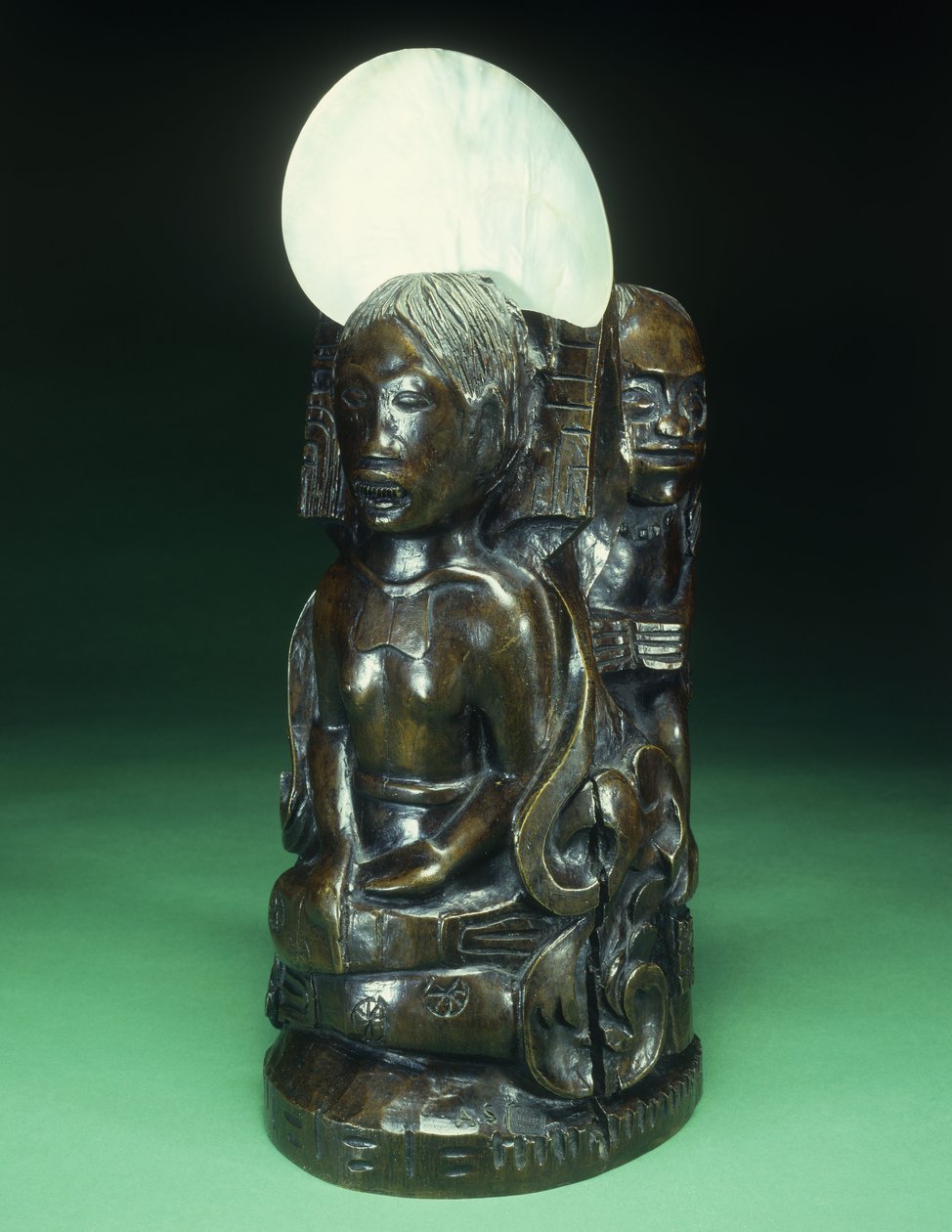 Idol with a Shell by Paul Gauguin