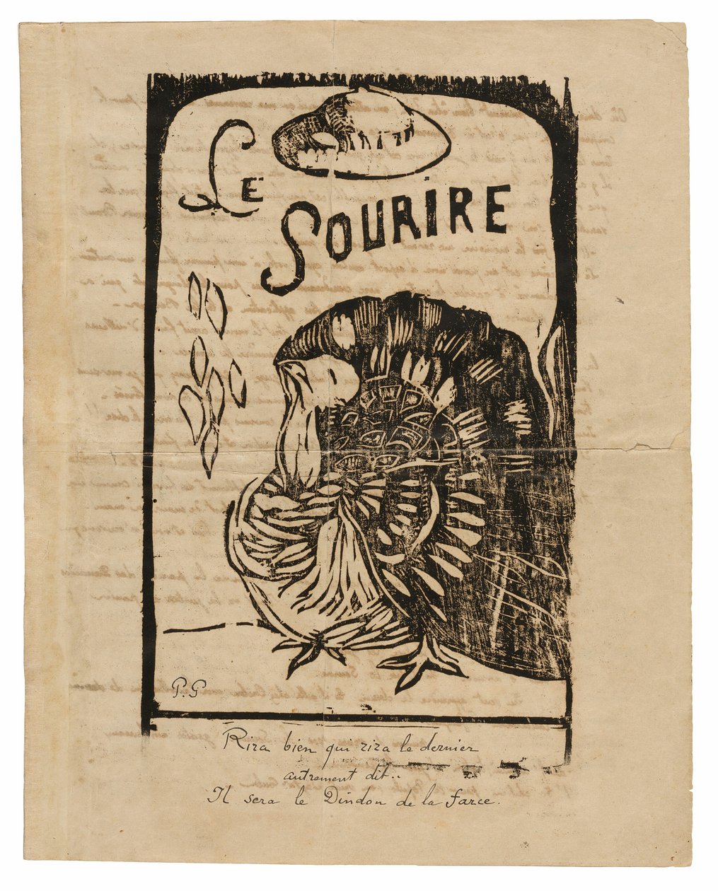 Le sourire: Journal méchant, Mar. 1900 by Paul Gauguin