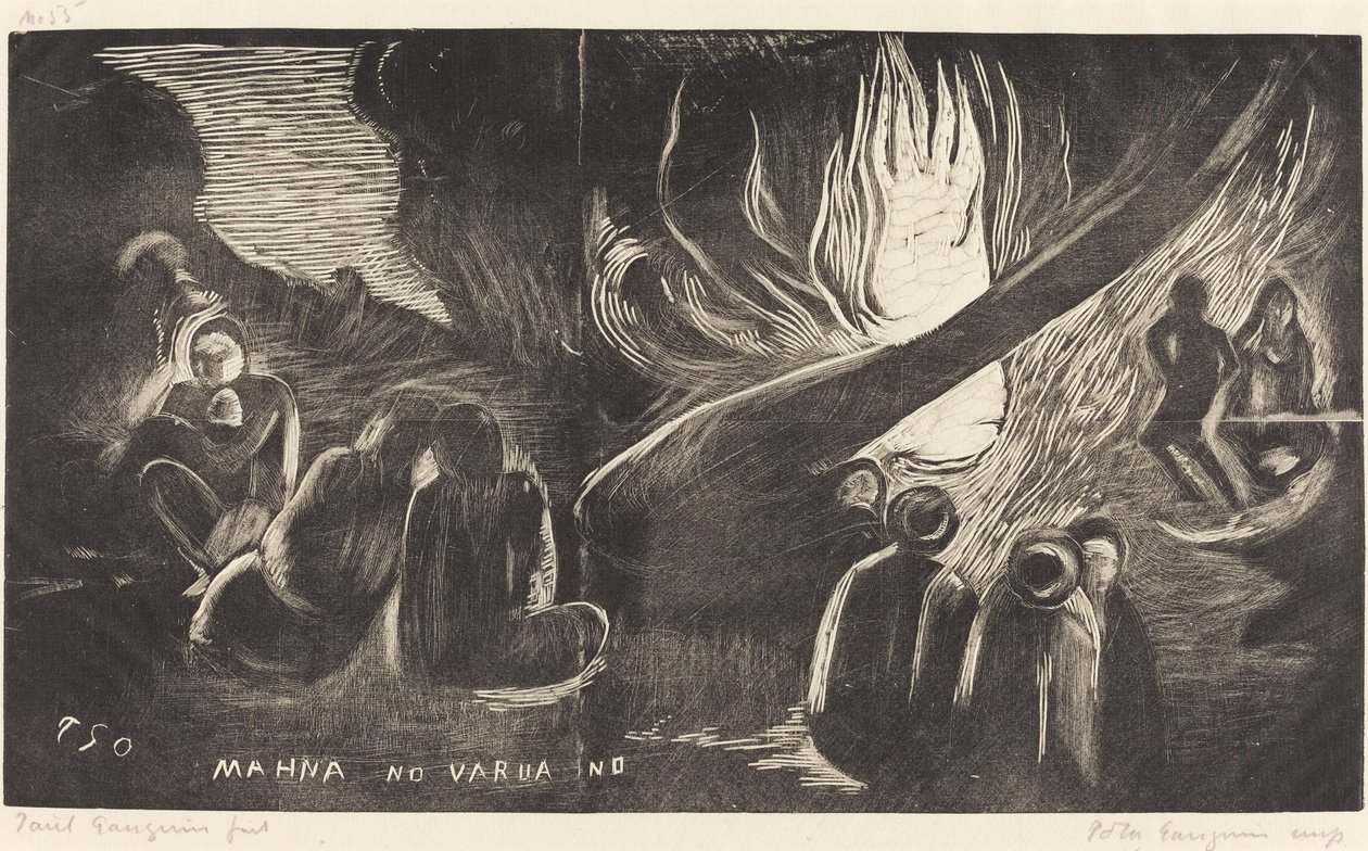 Mahna no Varua Ino (The Devil Speaks) by Paul Gauguin