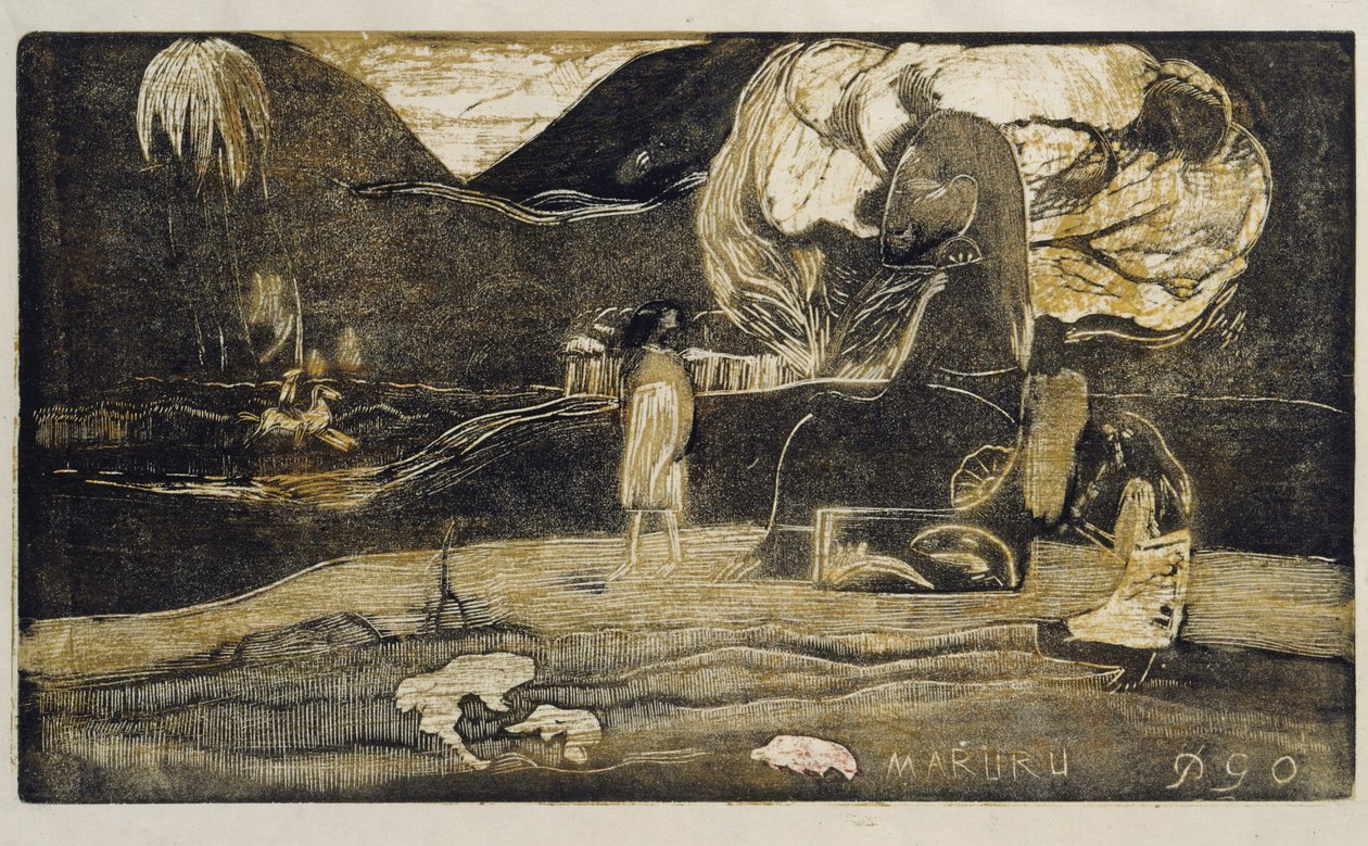 Maruru (Thank You) by Paul Gauguin