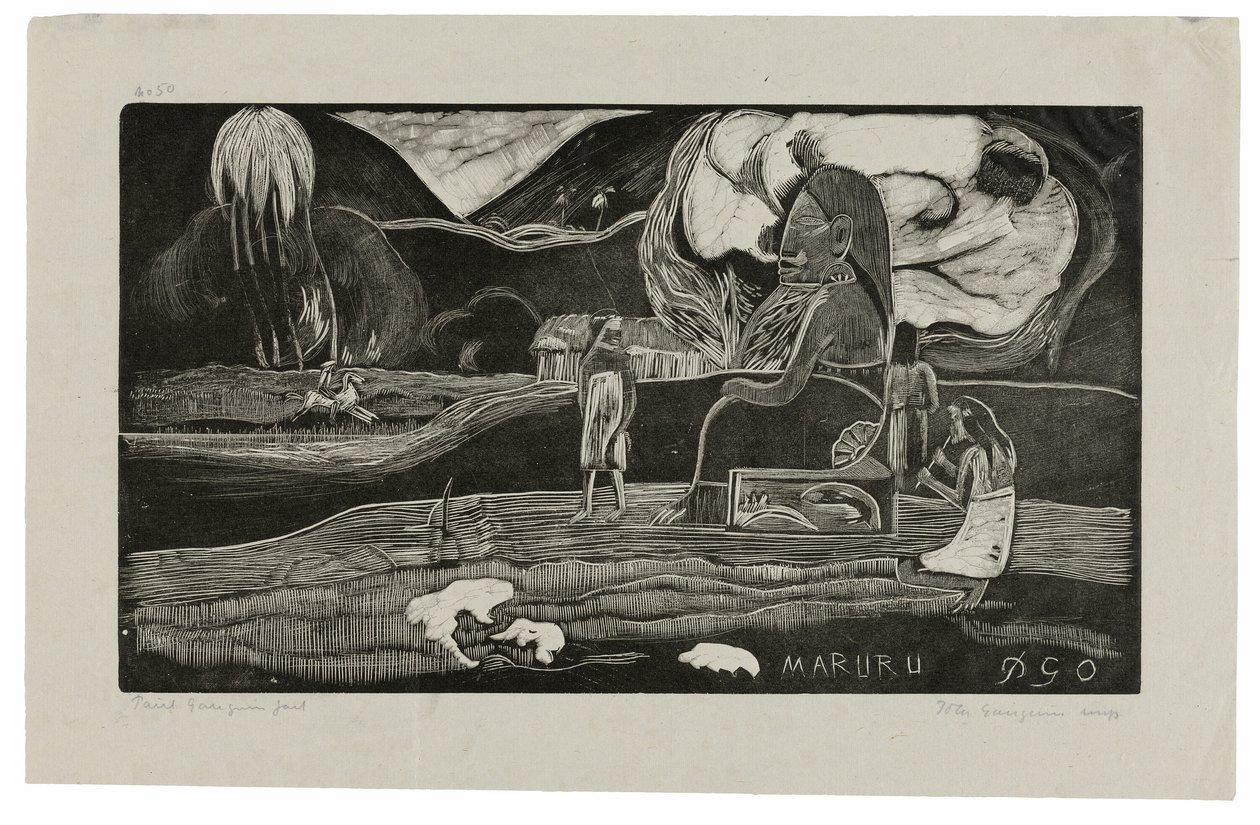 Maruru (Offerings of Gratitude), from the Noa Noa Suite by Paul Gauguin