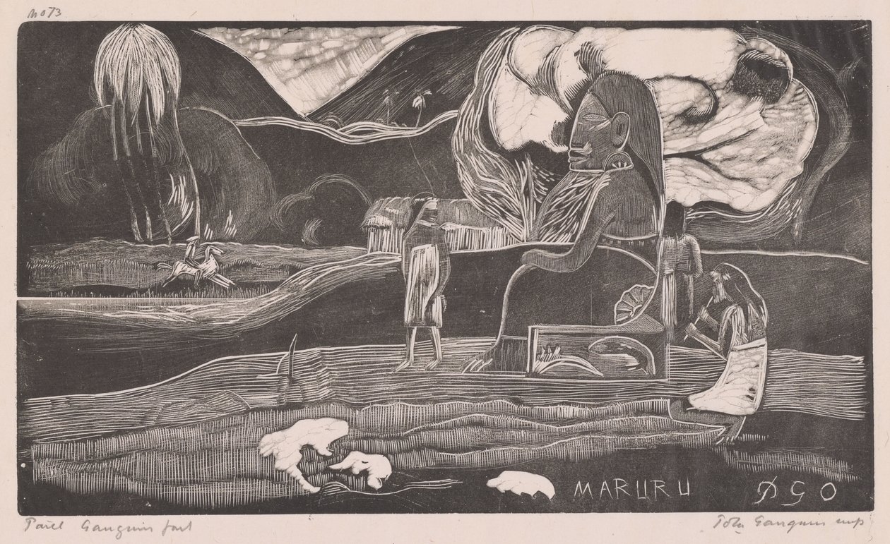 Maruru by Paul Gauguin