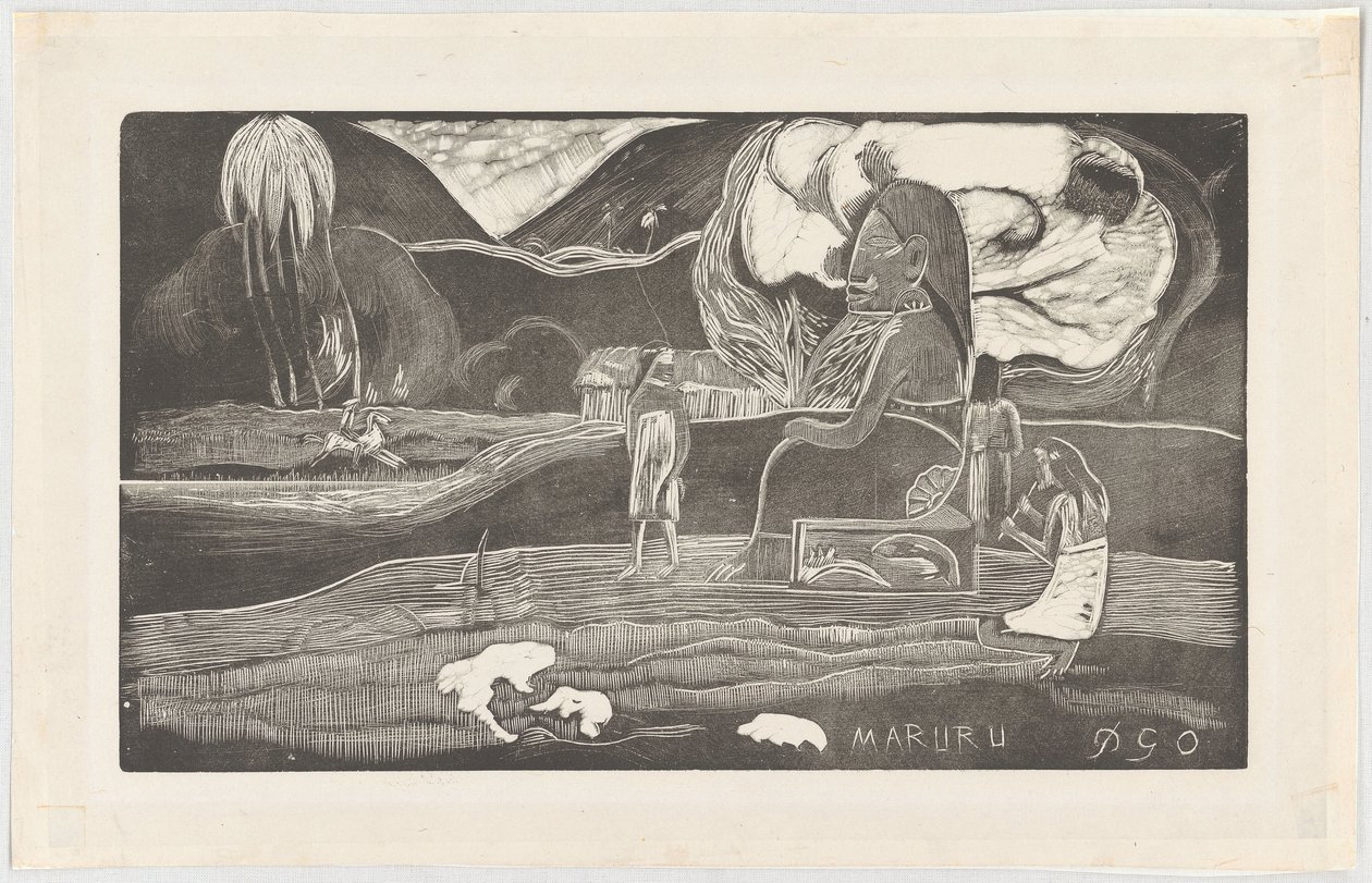 Maruru by Paul Gauguin