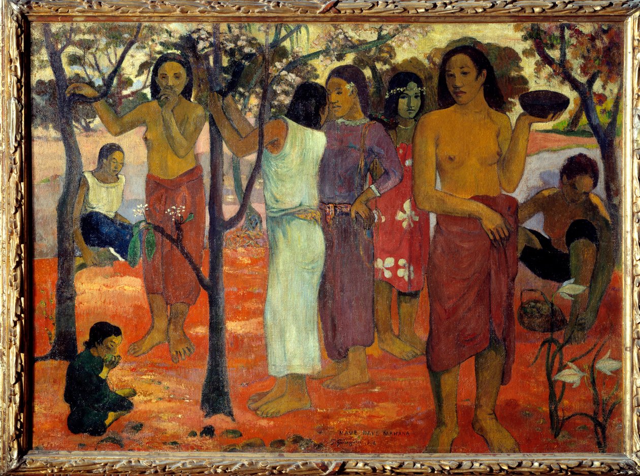 Nave nave mahana (Delicious Days) by Paul Gauguin