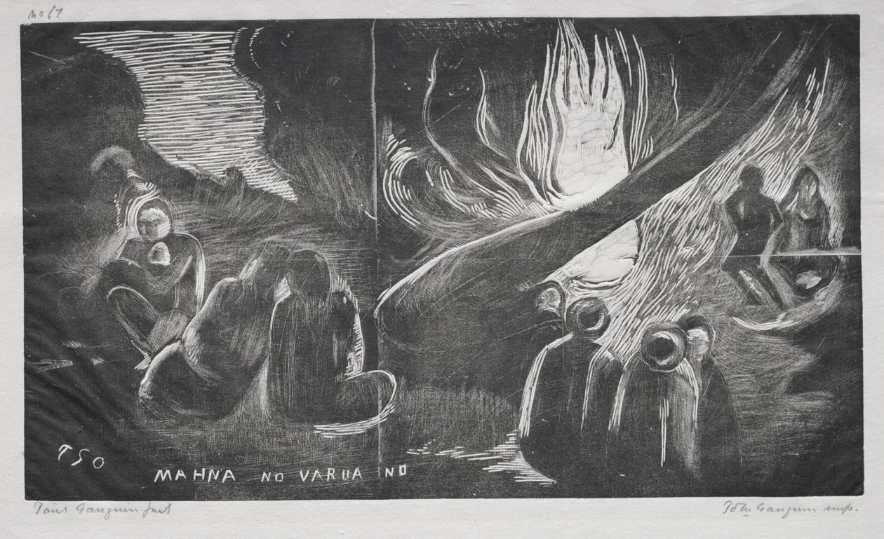Noa Noa, The Devil Speaks Mahna No Varua Ino by Paul Gauguin