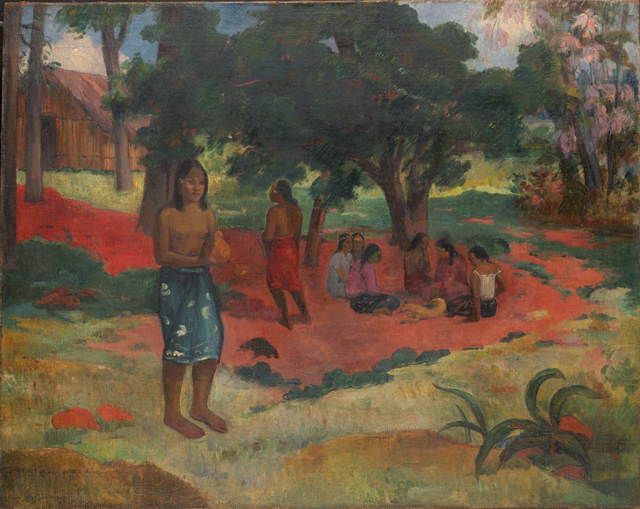Whispered Words by Paul Gauguin