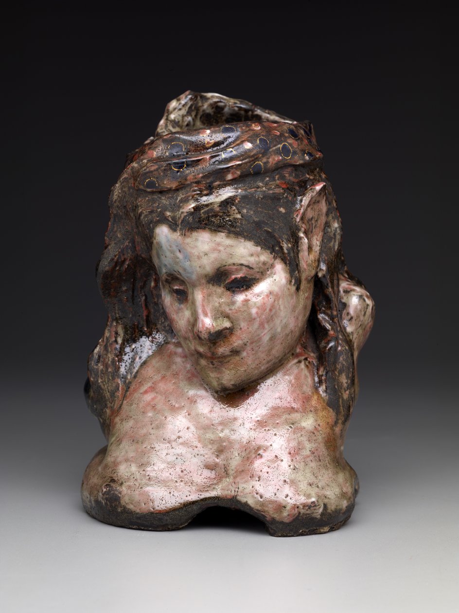 Portrait Vase of Mme. Schuffenecker (c.1889-90) by Paul Gauguin