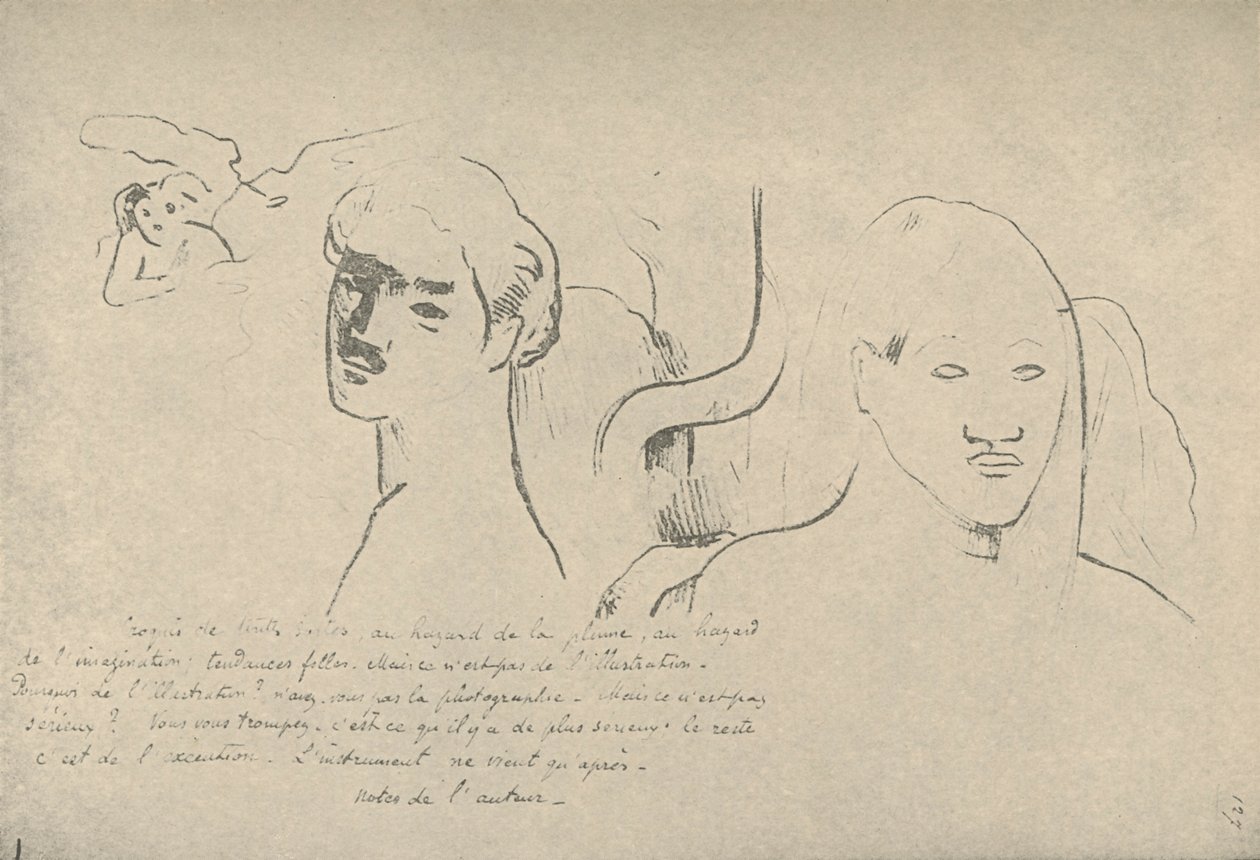 Sketches of All Sorts, Random Ventures of My Pen and My Imagination, Stray Fancies by Paul Gauguin