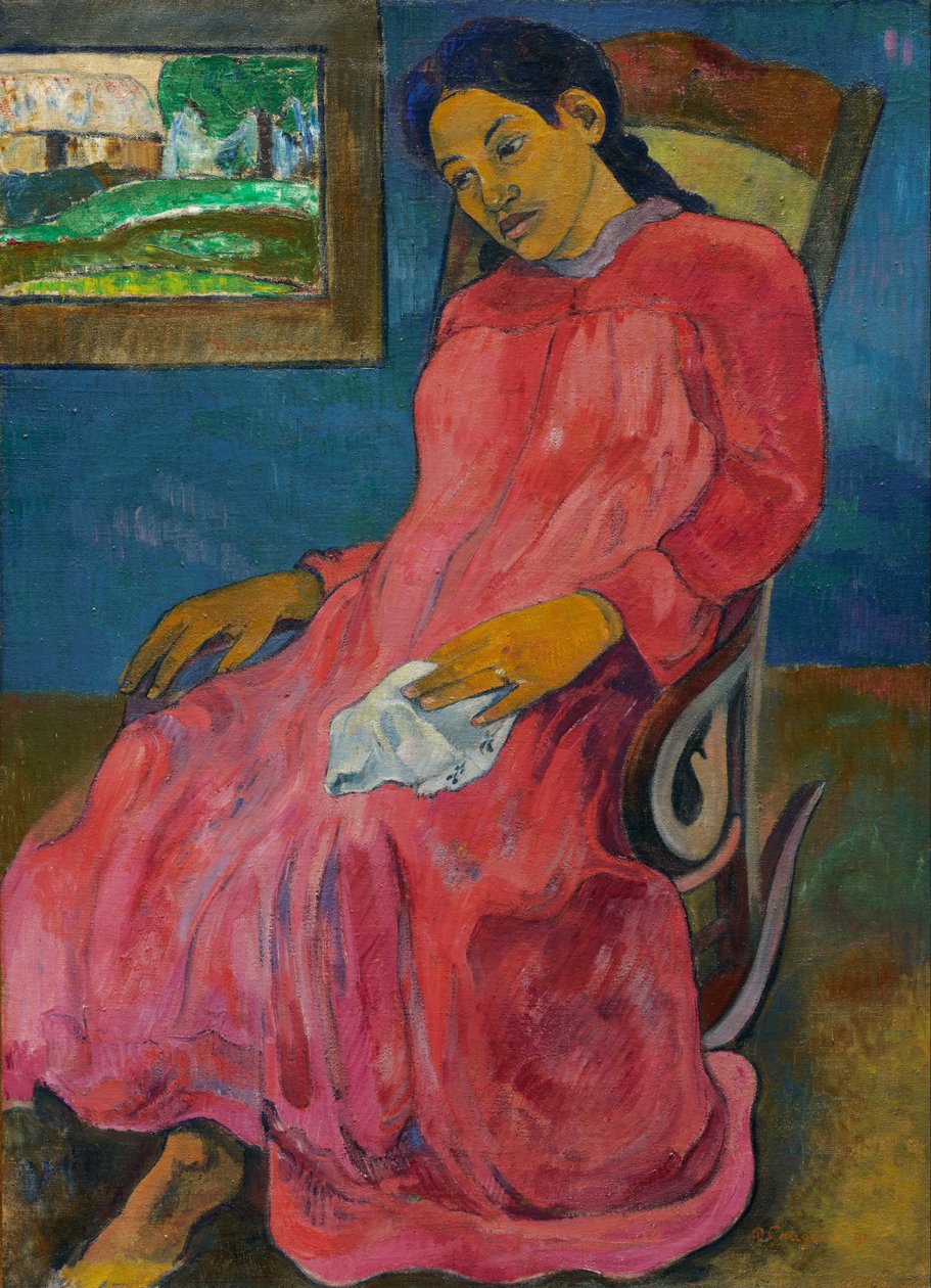 Melancholic by Paul Gauguin